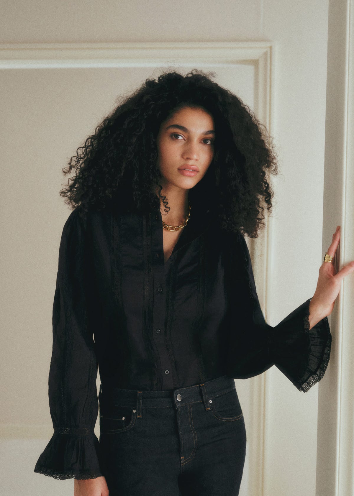 Chemise Lise - Noir