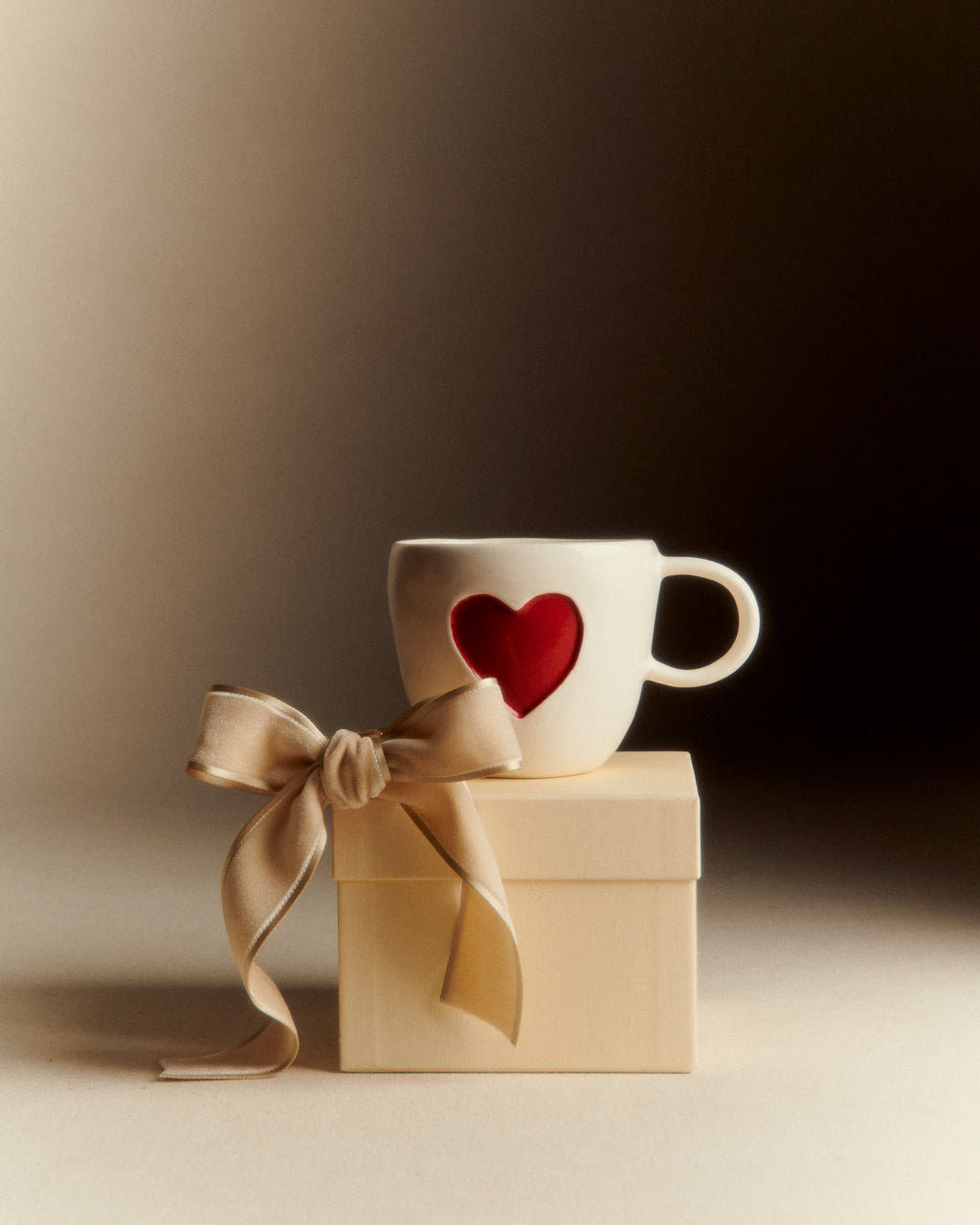 Mug Appolline coeur - Rouge