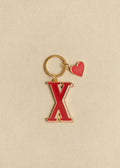 Porte-Clé Abécédaire - Lettre X - Rouge