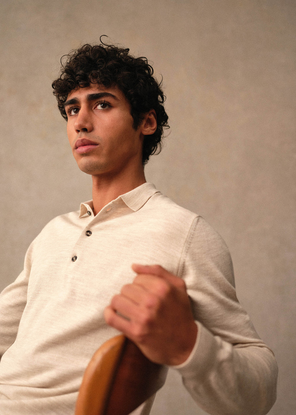 Pull Mike - Beige Chiné