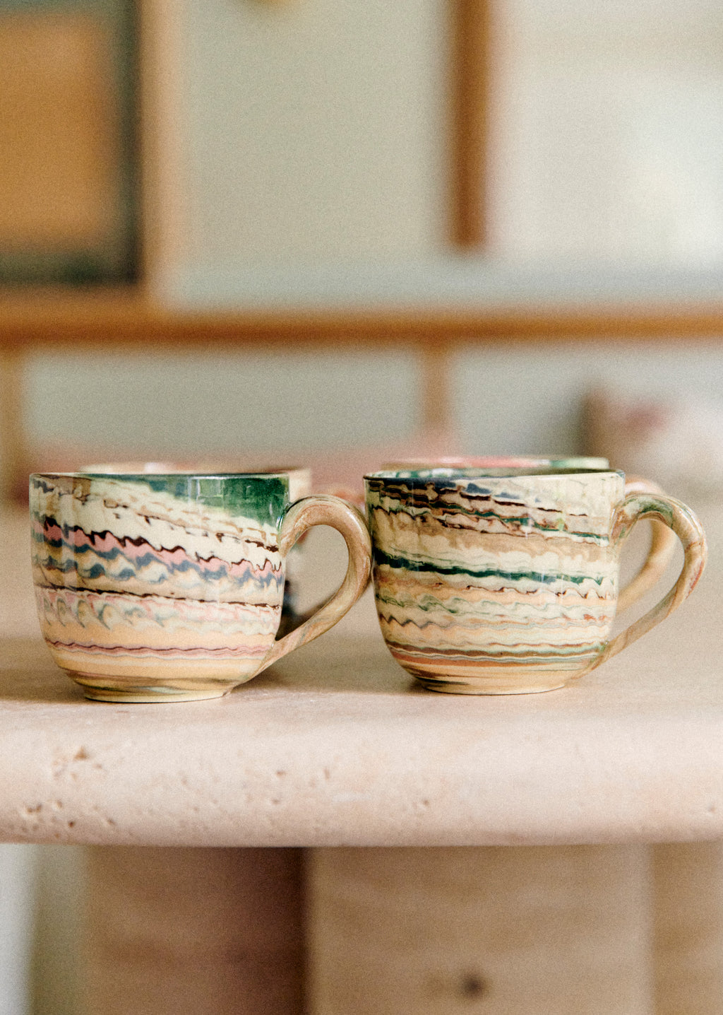 Coffret de 4 tasses - Florence Girod - Terre Mêlée