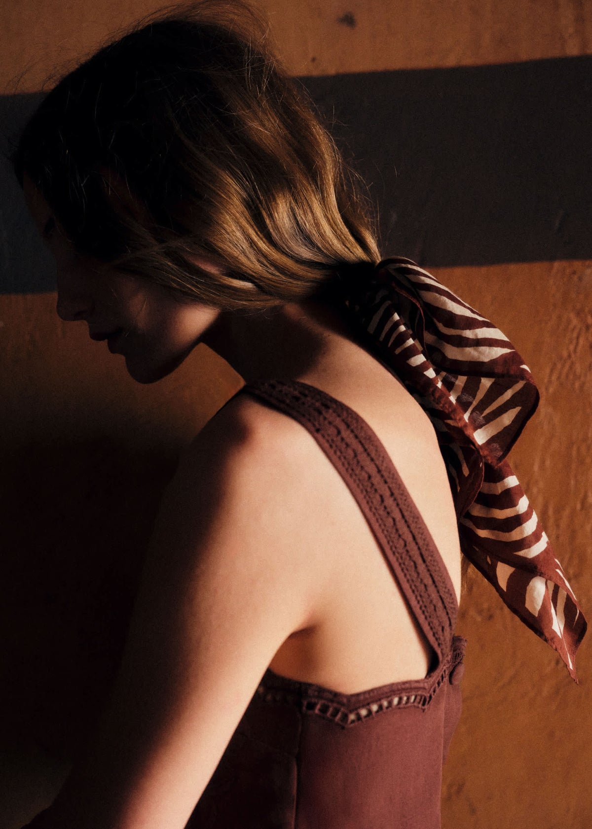 Foulard Gaston - Imprimé Zebra