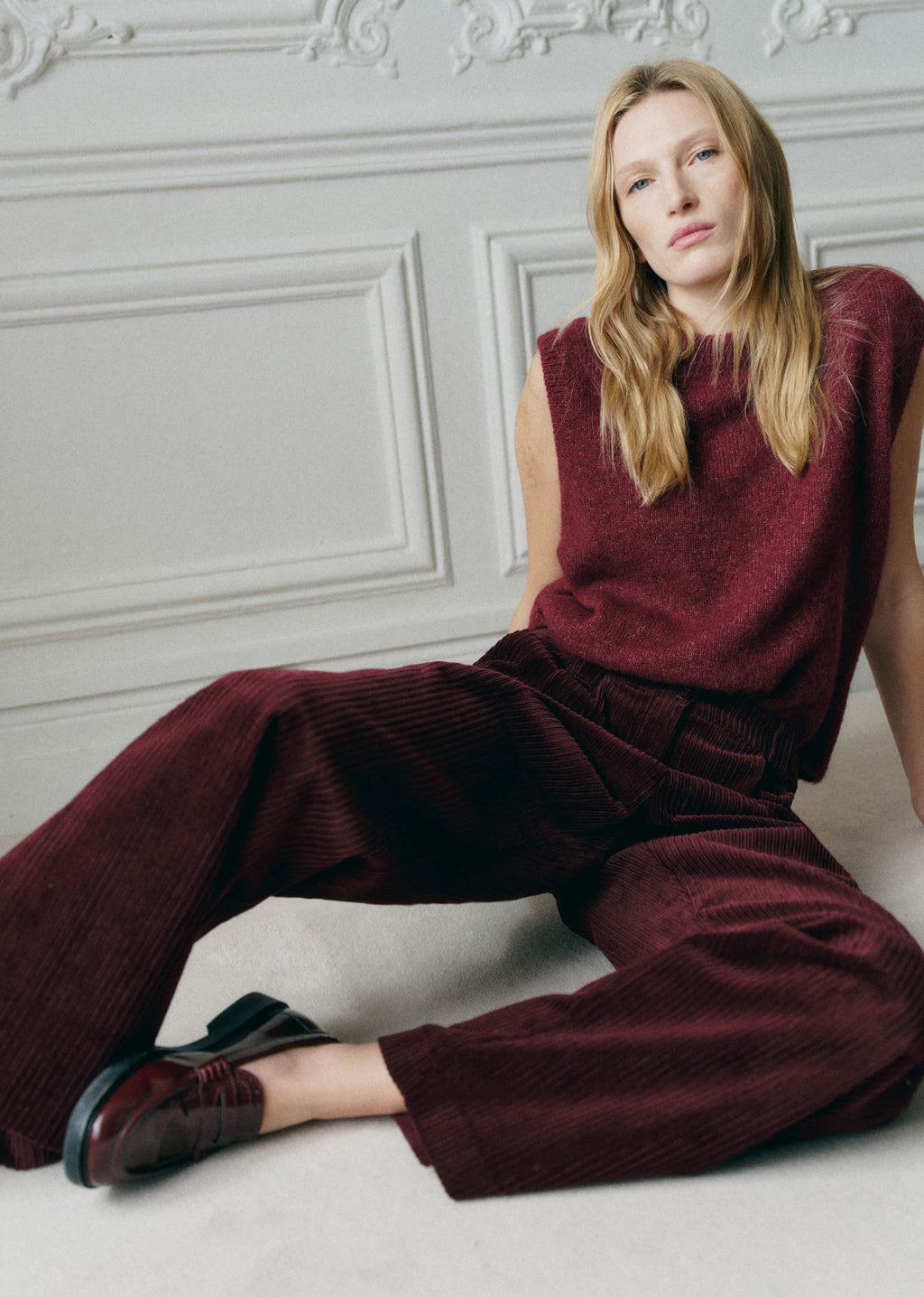Pantalon ARI - Bordeaux