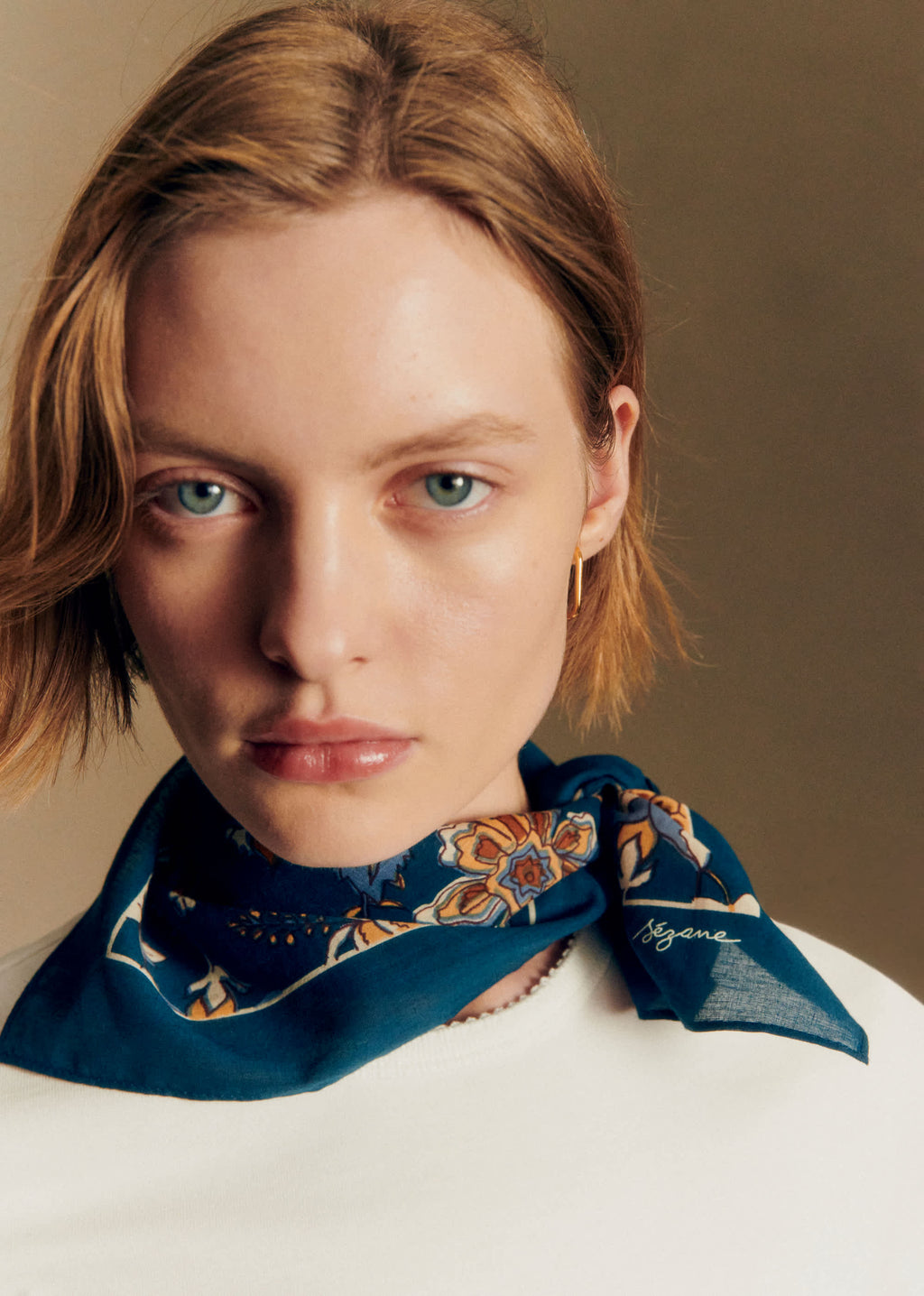Foulard Gaston - Maxi Fleur Indienne