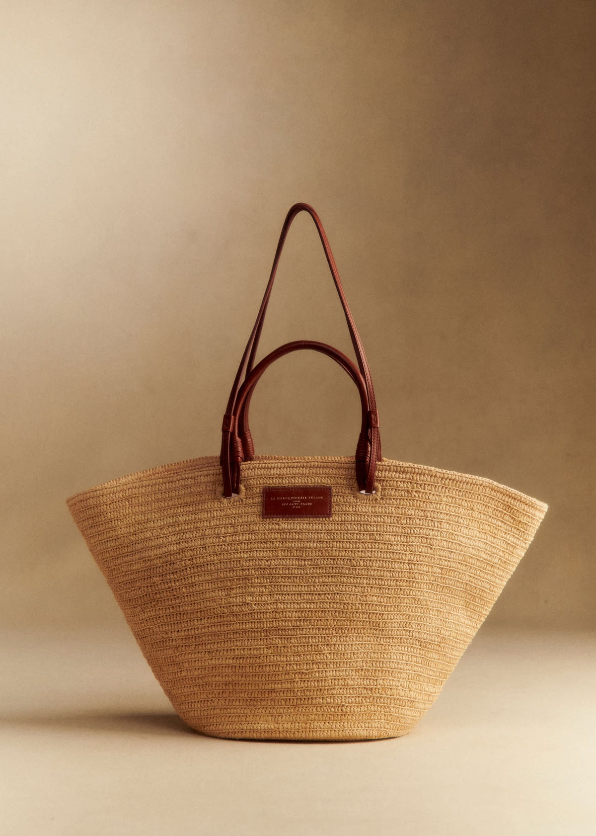 Panier Maxi Justine - Raphia Naturel