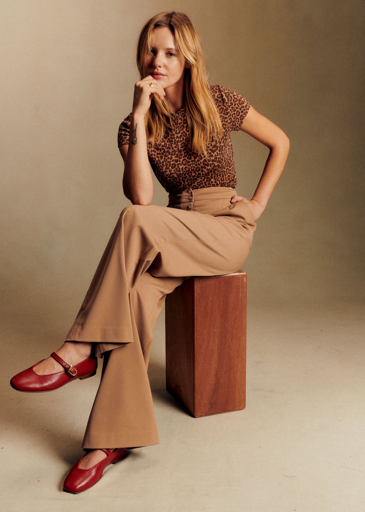Pantalon Cesar - Camel