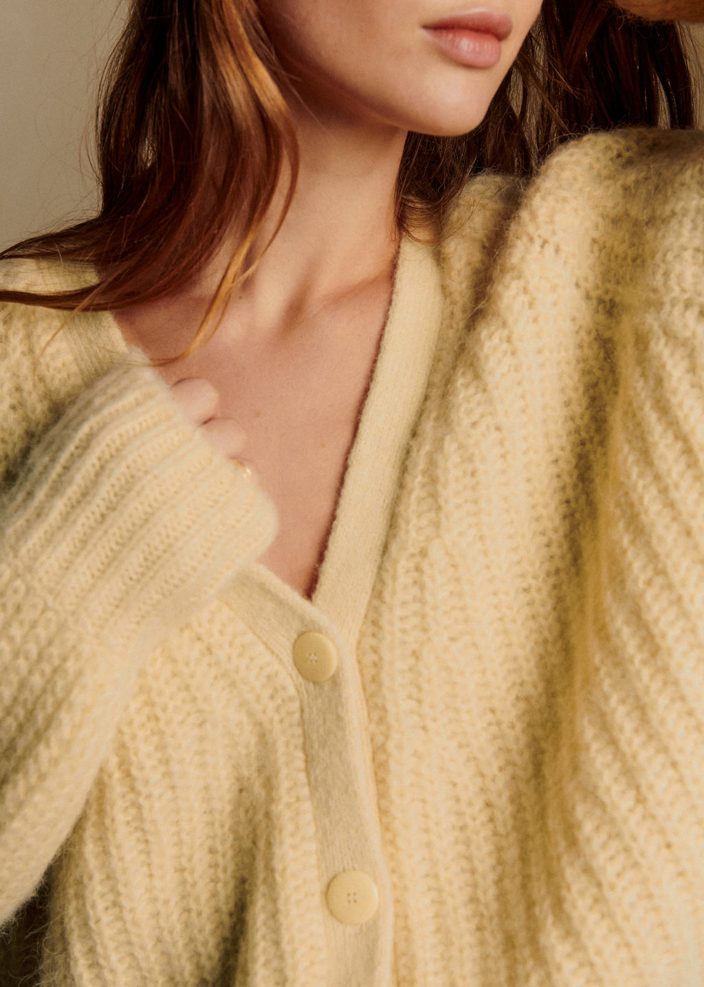 Gilet Basile - Jaune Pâle