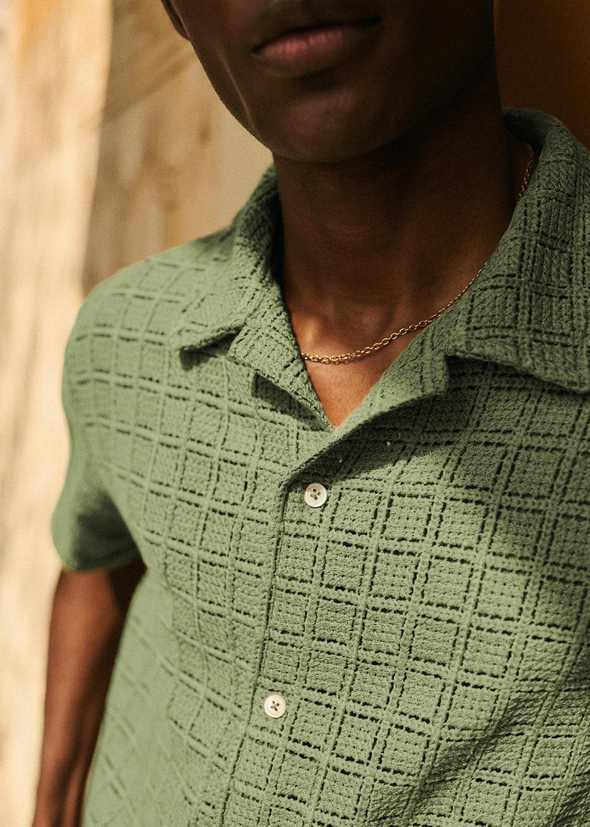Chemise Holt - Crochet Vert Sauge