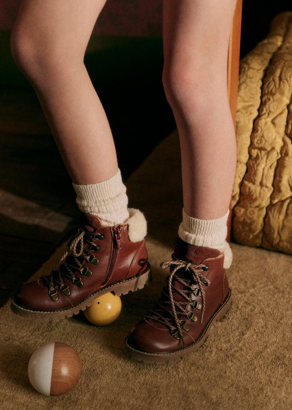 Bottines Sven - Camel Lisse Heritage