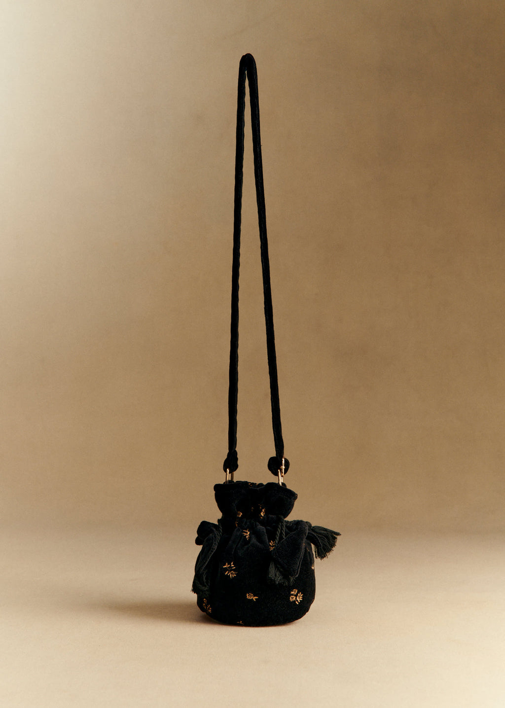 Sac boule - Broderie Fleurs