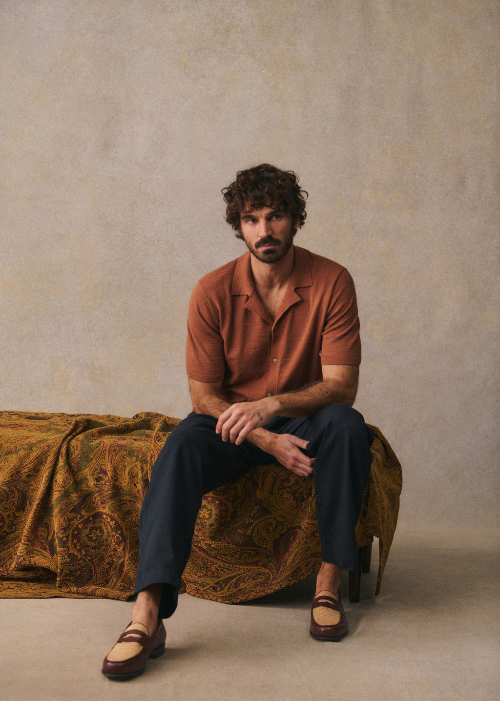 Chemise Maille Jonas - Camel
