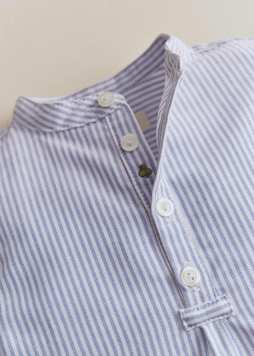 Chemise Sacha - Bleu / Écru