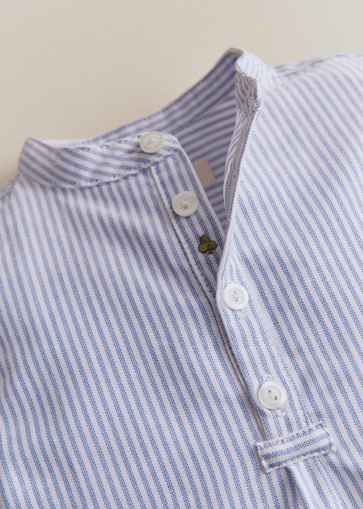 Chemise Sacha - Bleu / Écru