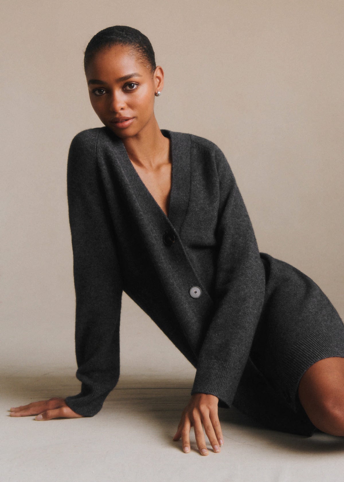 Robe Quitterie - Gris Anthracite