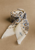 Foulard Maryse - Imprimé Bandana Écru Kaki