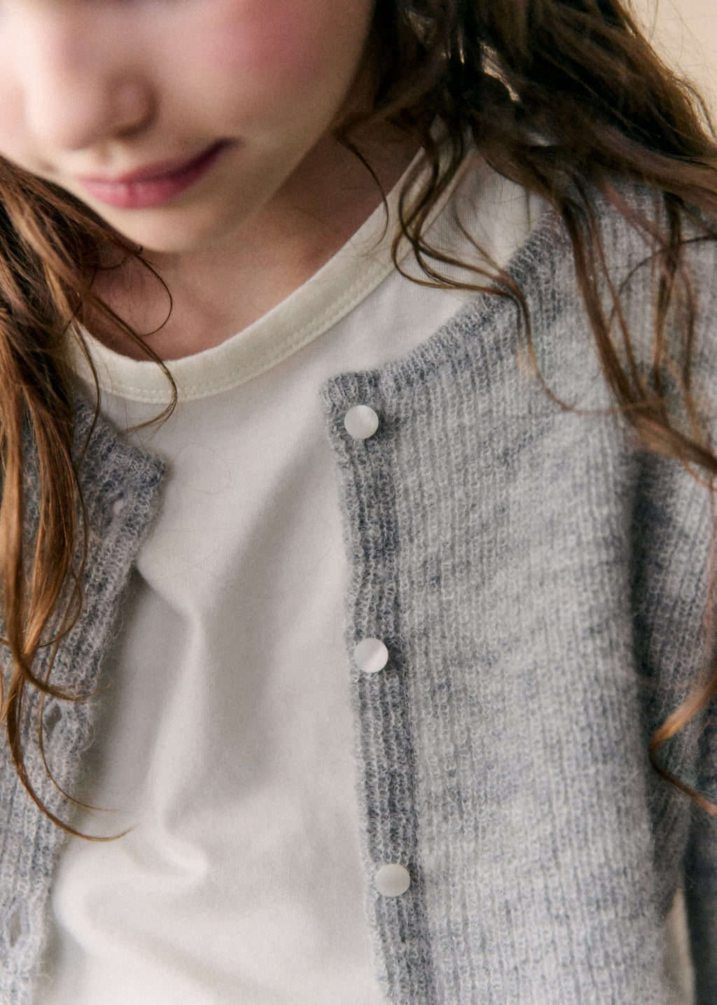 Gilet Gaspard - Gris Chiné Clair