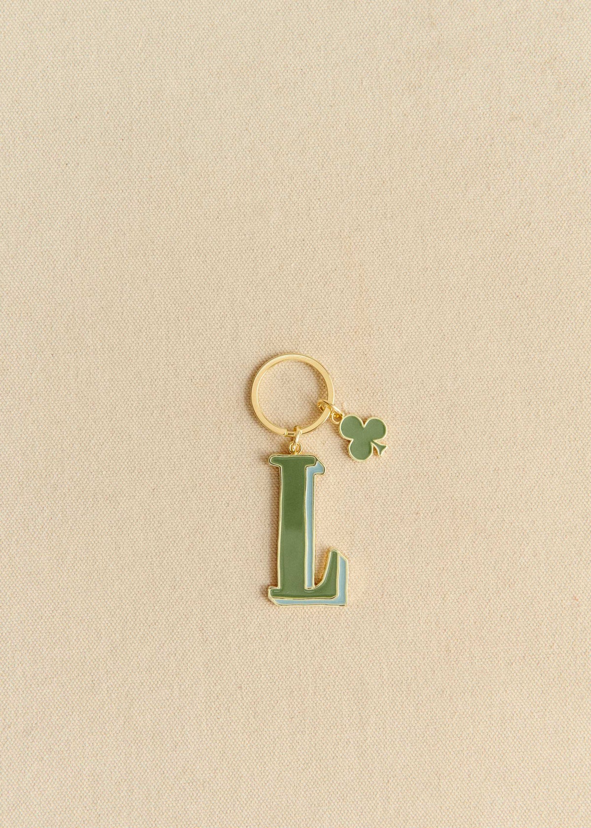 Porte-Clé Abécédaire - Lettre L - Vert