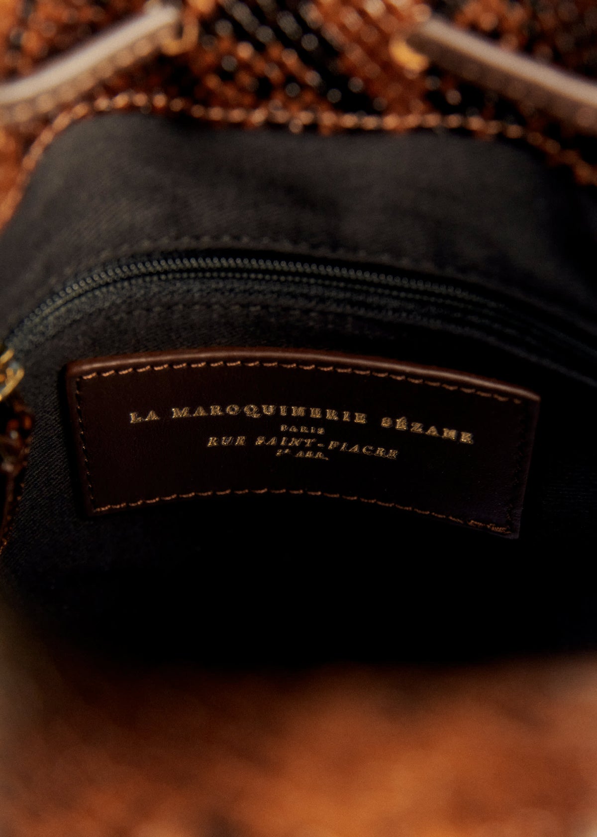 Bourse Mini Farrow - Marron Python
