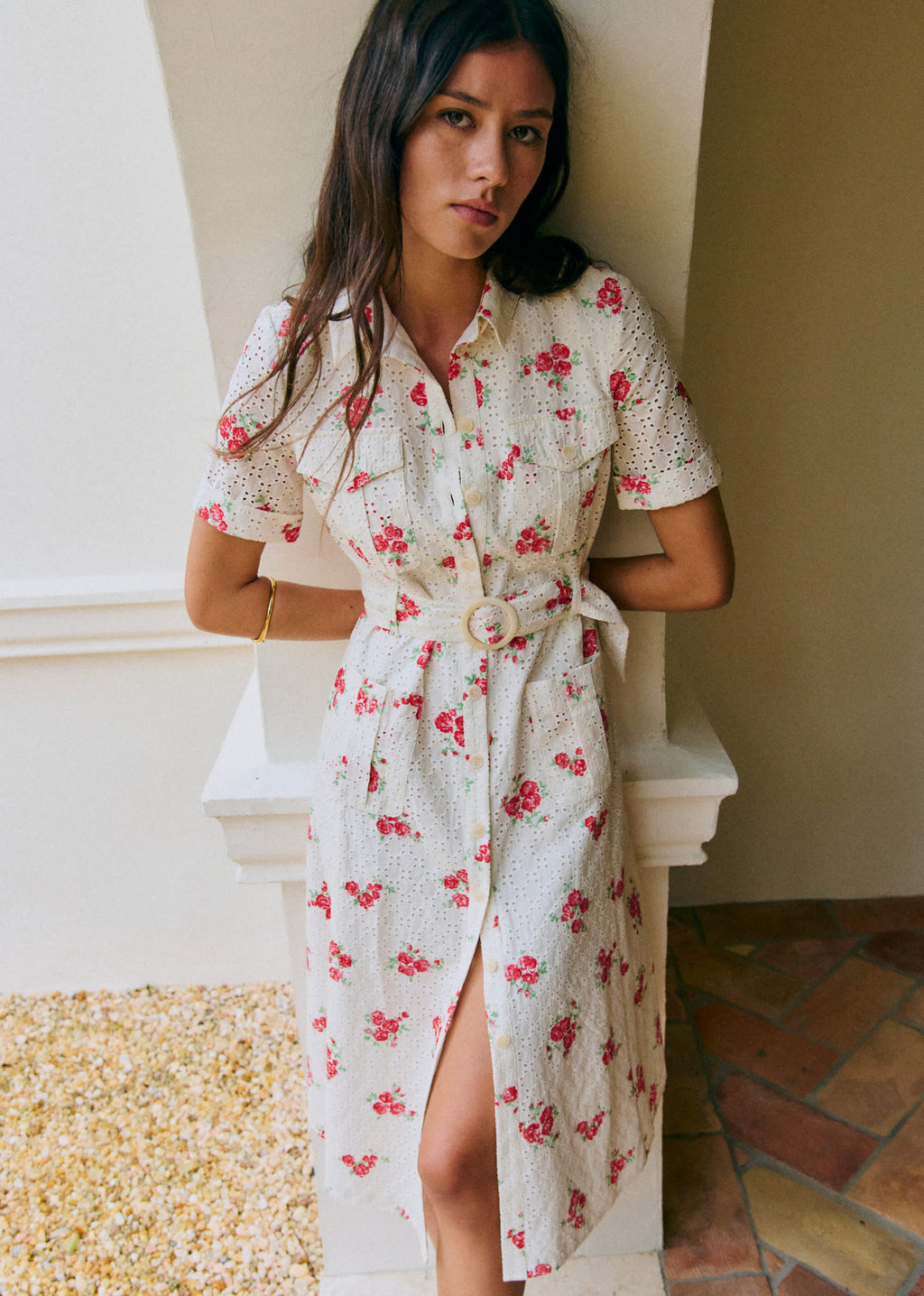 Robe Raquel - Imprimé Rosa Corail