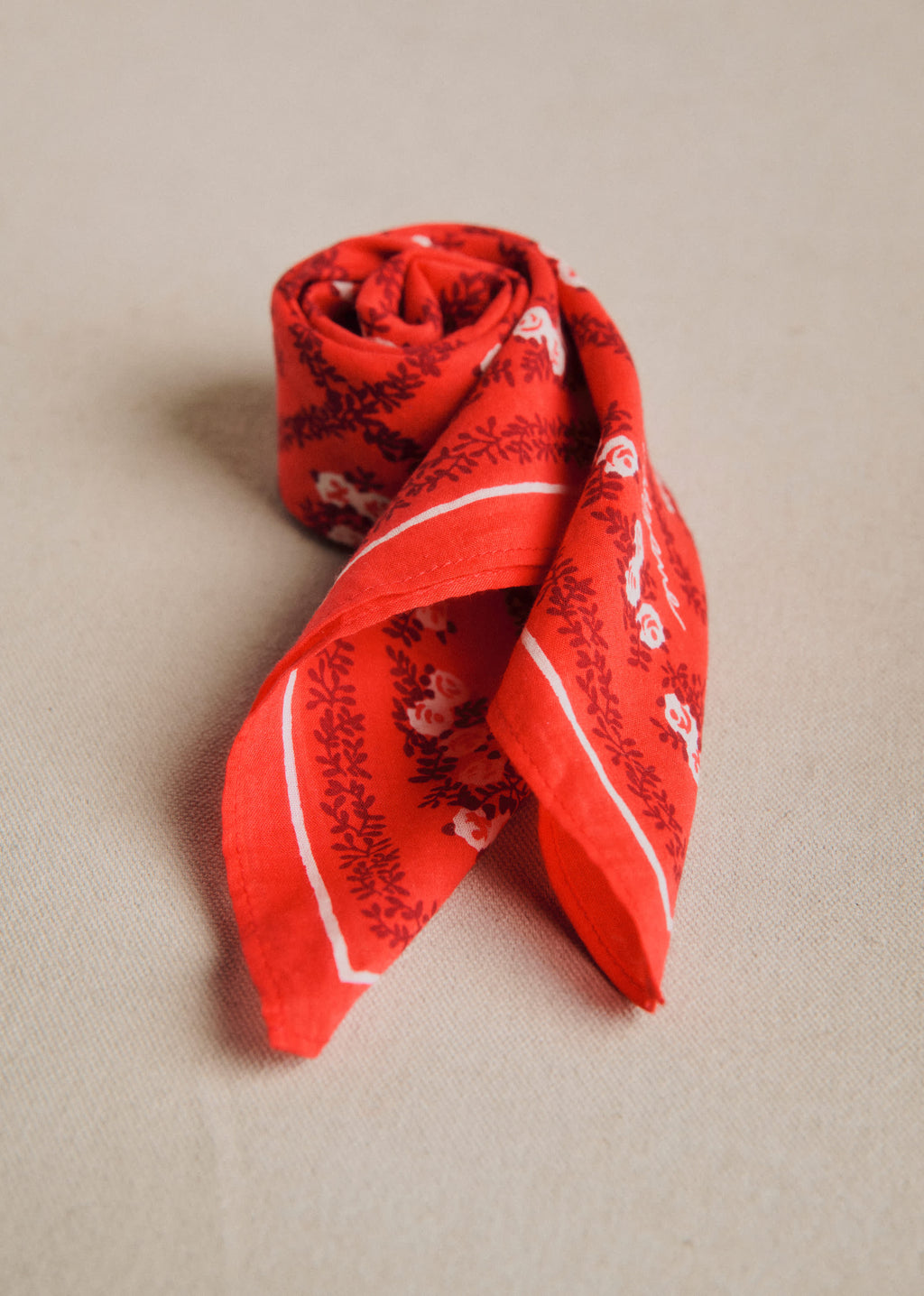Foulard Gaston - Carreaux Flores