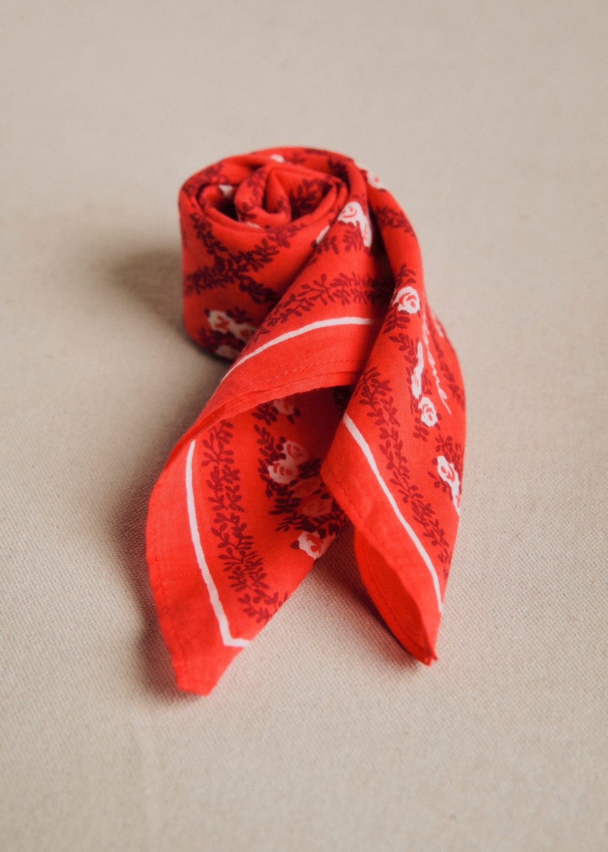 Foulard Gaston - Carreaux Flores