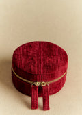 Écrin à bijoux velours milleraie - Rouge