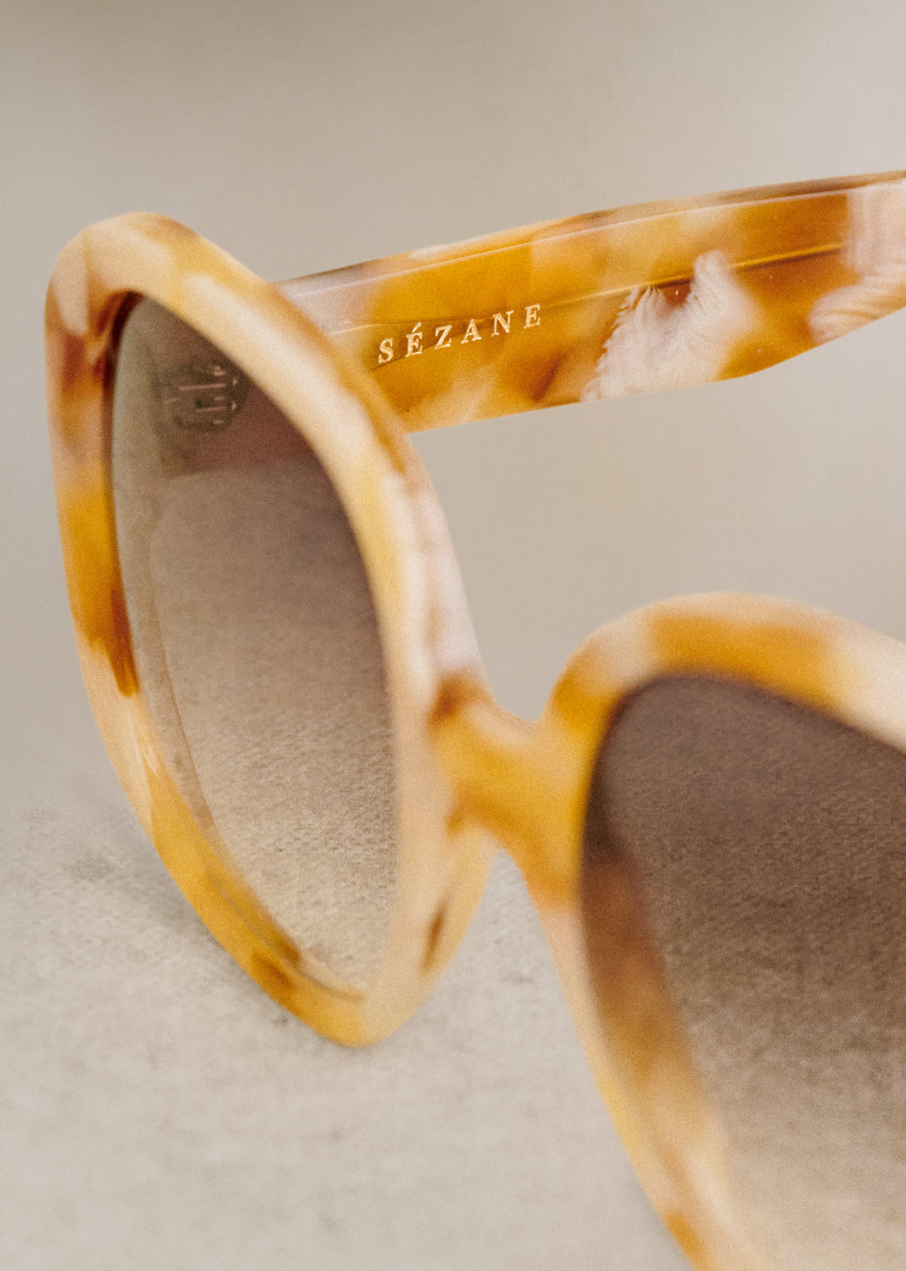 Lunettes de soleil Georgia - Écaille Jaune