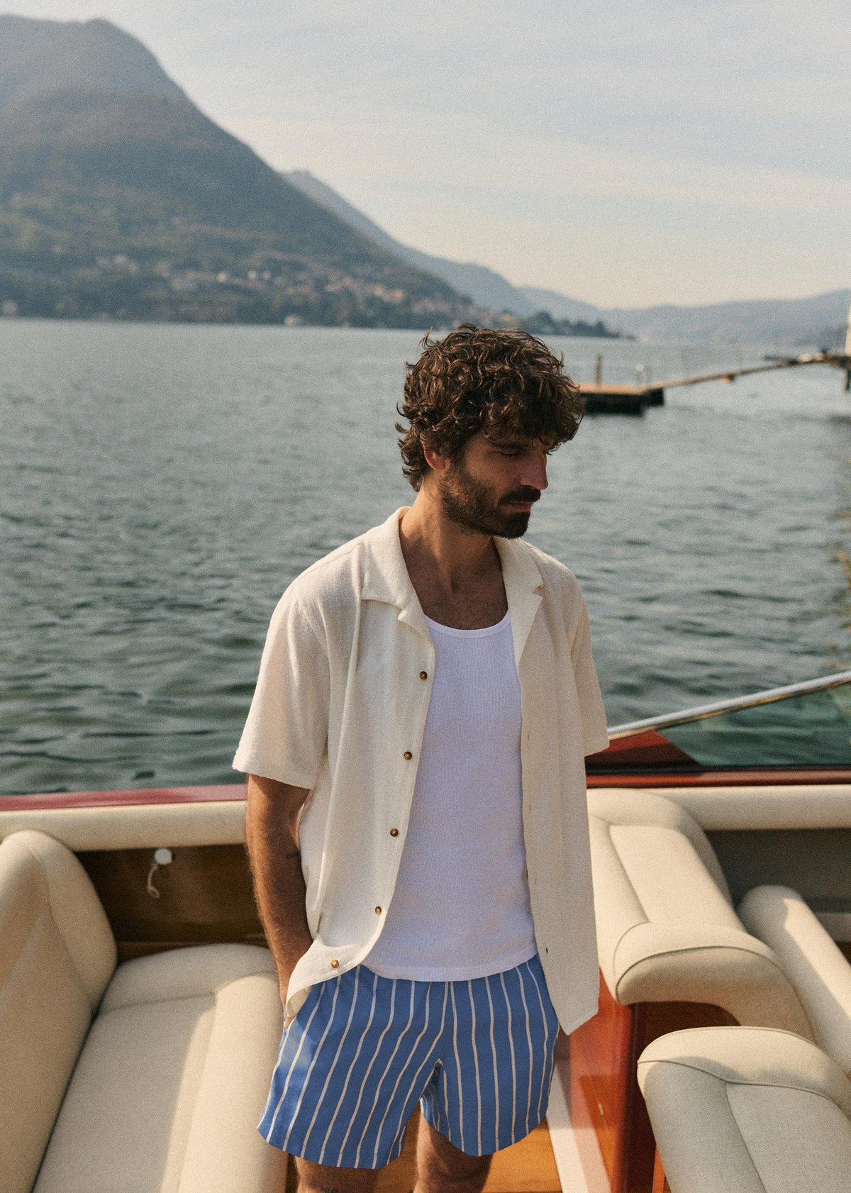 Chemise Holt Coton Lin - Blanc