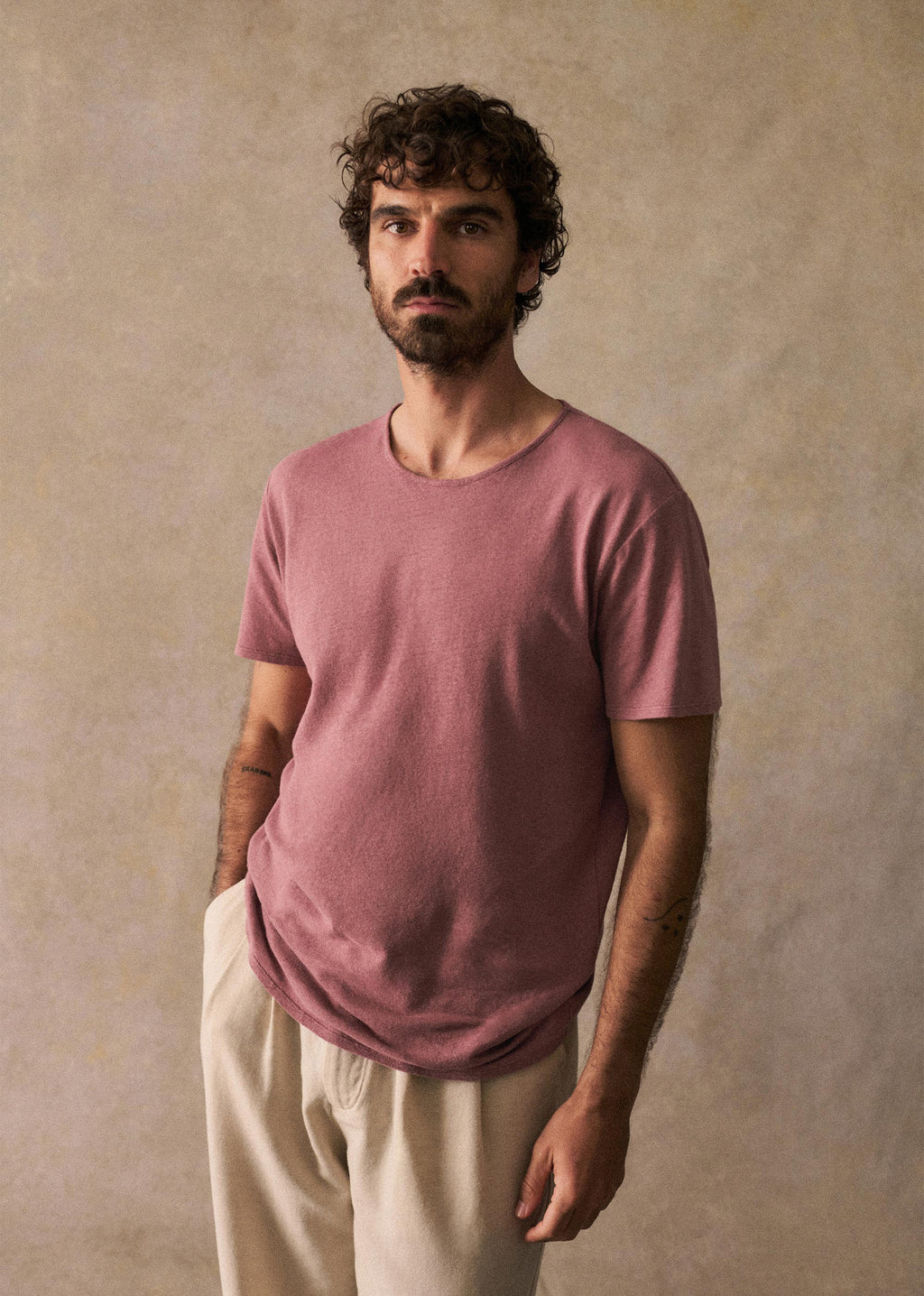 T-Shirt Martin - Rose Ancien