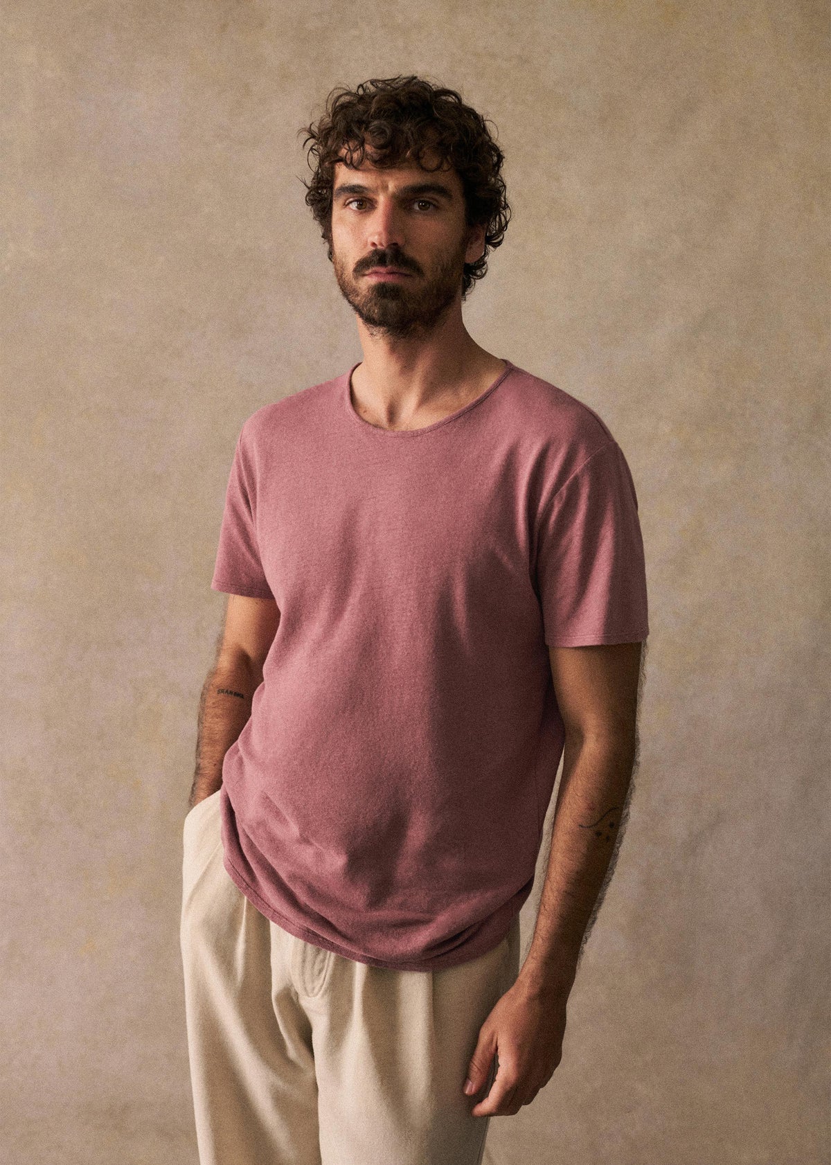 T-Shirt Martin - Rose Ancien