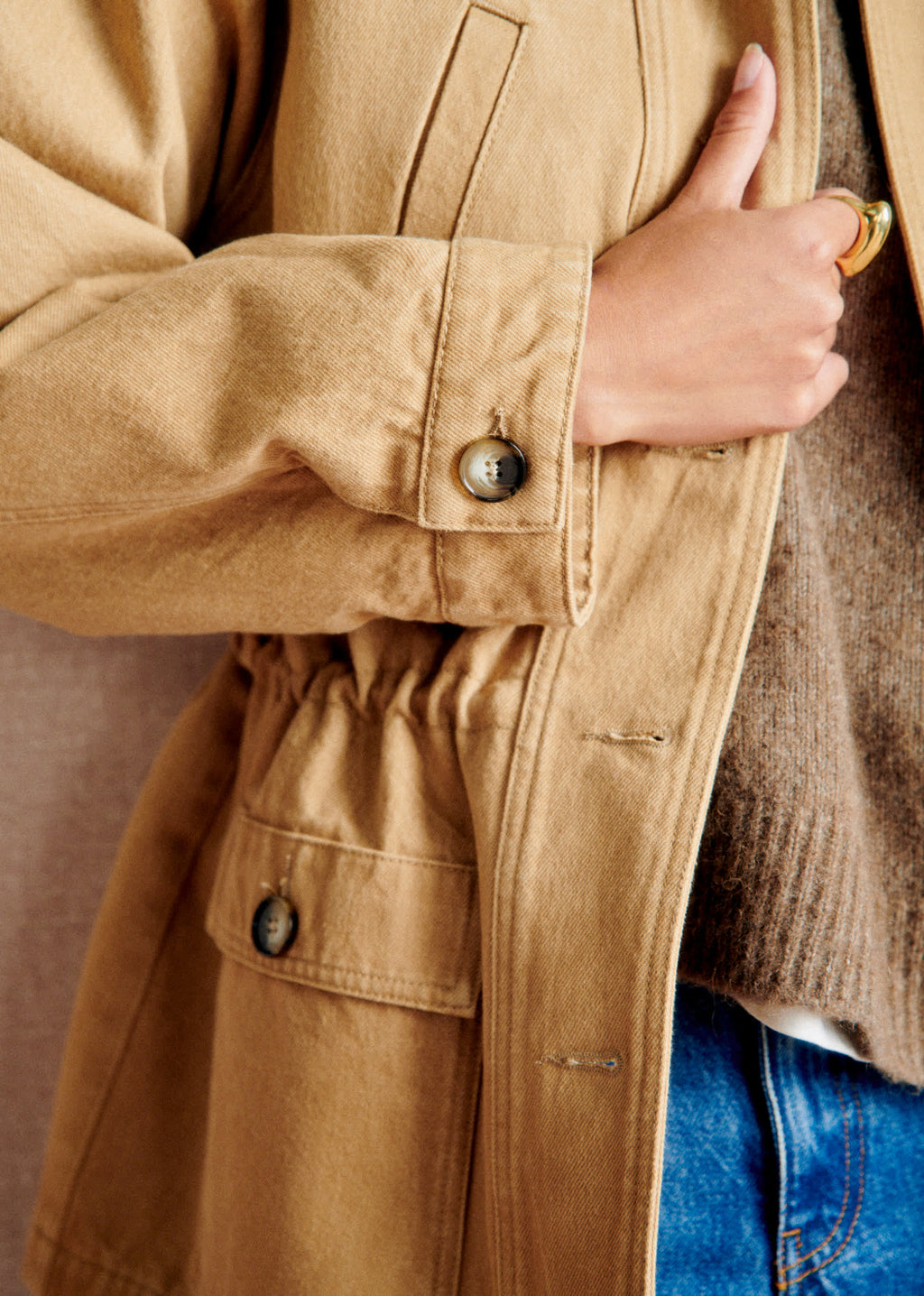 Manteau Edgard - Camel Clair