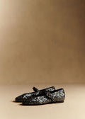 Ballerines Low Valentin - Anthracite Sequins