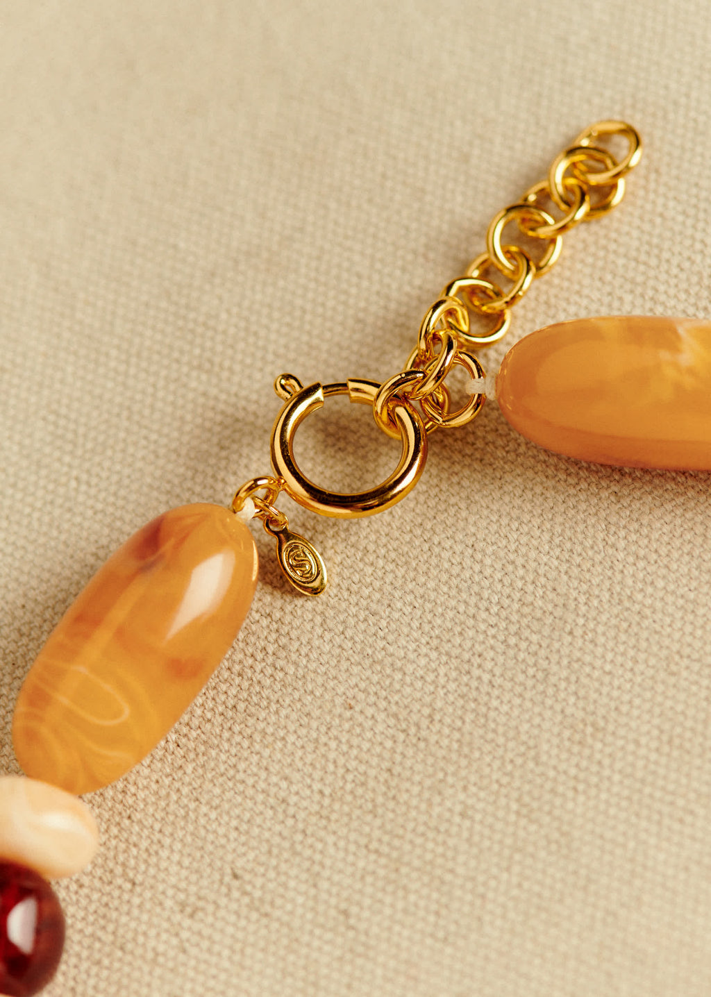 Collier Morgane - Caramel Multi - Création Rose