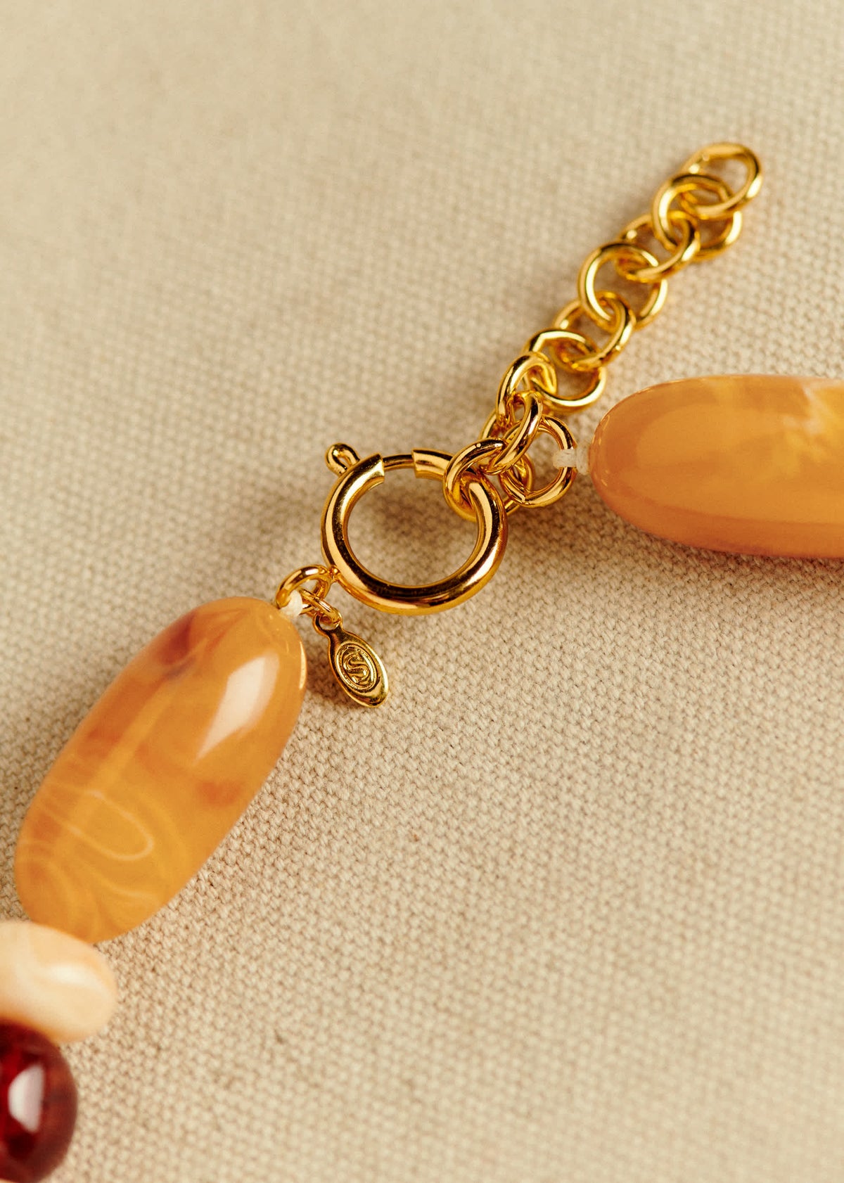 Collier Morgane - Caramel Multi - Création Rose