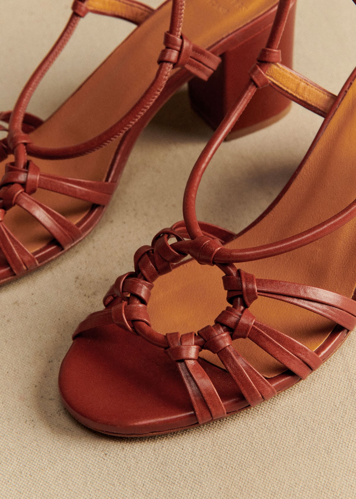 Sandales Gloria - Cuir Naturel