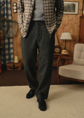 Pantalon Dusk Élastiqué - Chevrons Gris