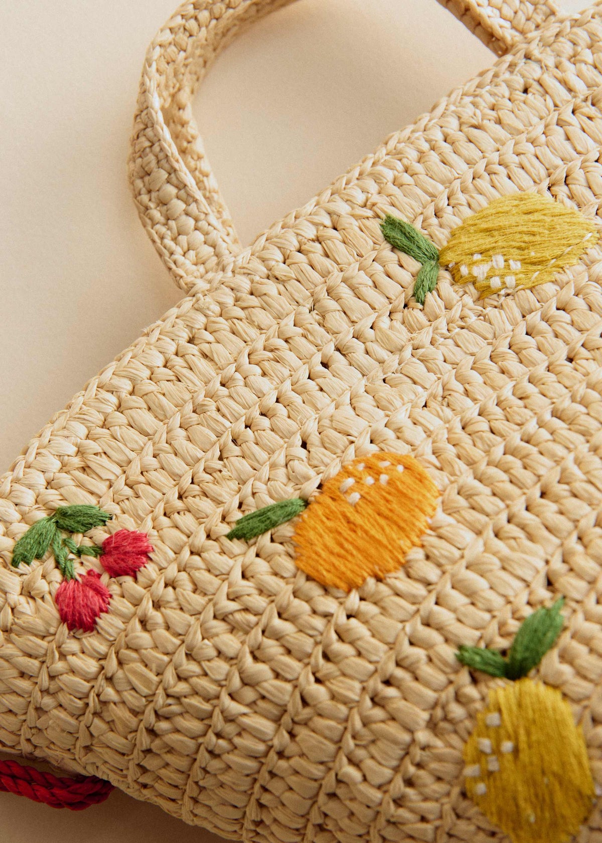 Panier Mimi - Broderie Agrumes