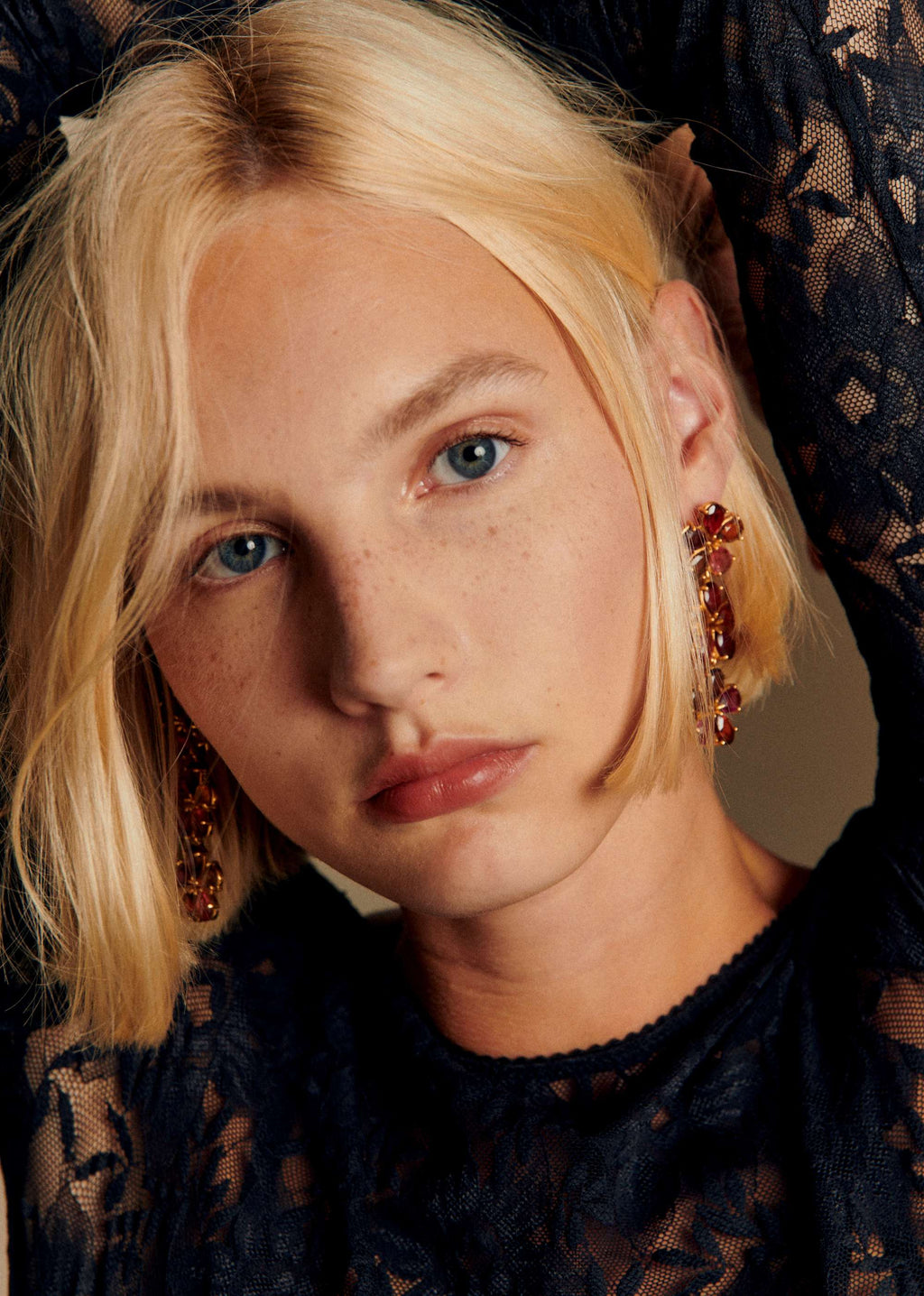 Boucles d'oreilles Blair - Rose Multi