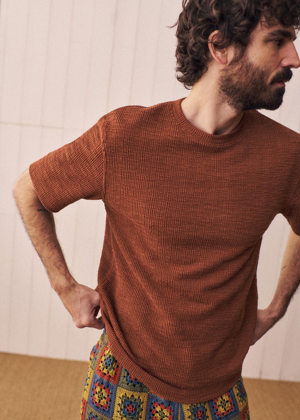 T-Shirt Mael - Rouille