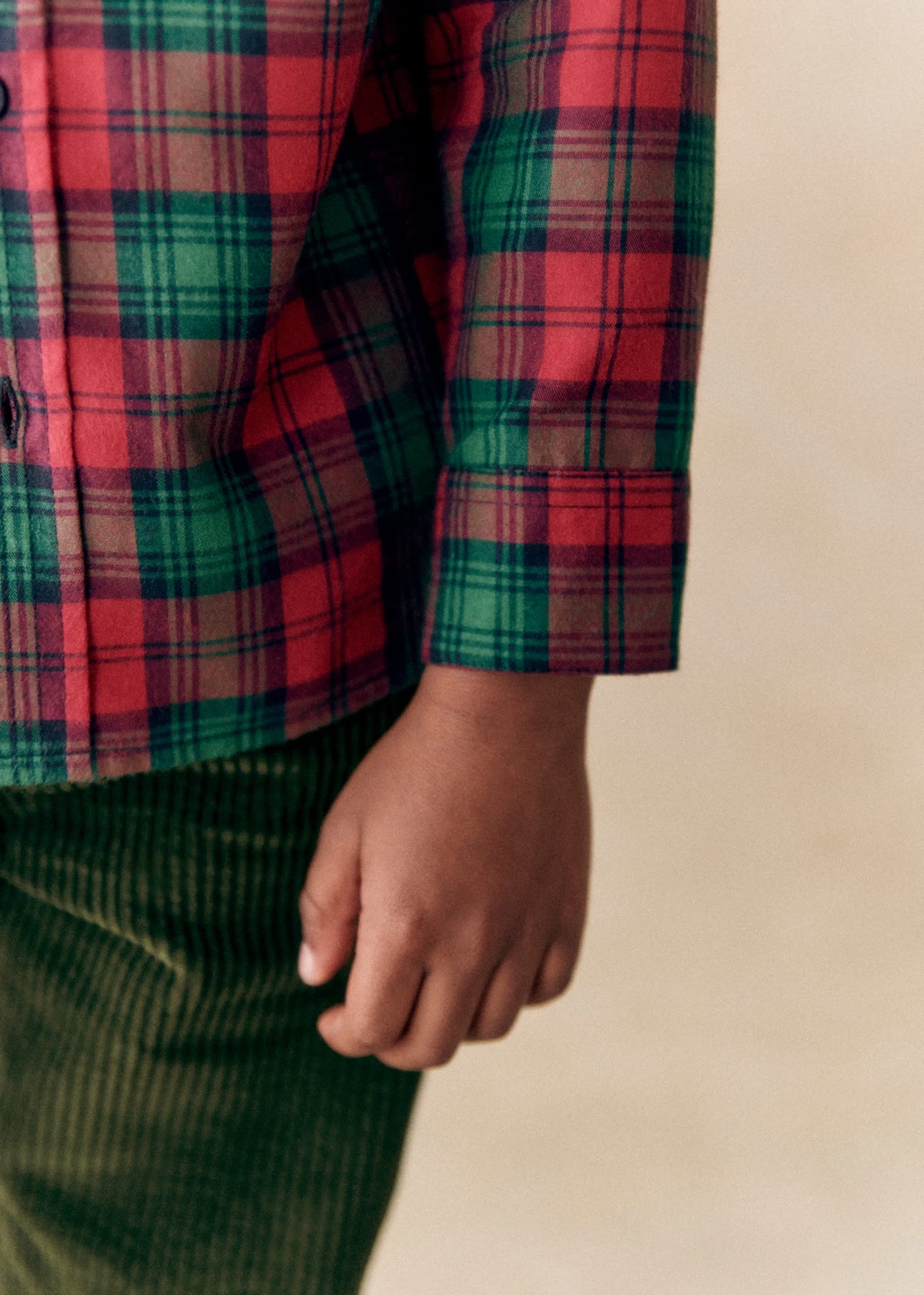 Chemise Joey - Carreaux rouge et vert