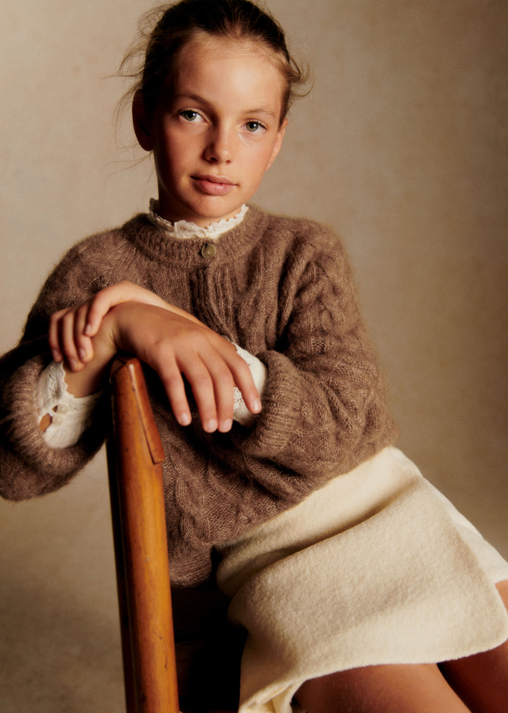 Gilet Orion - Camel Chiné