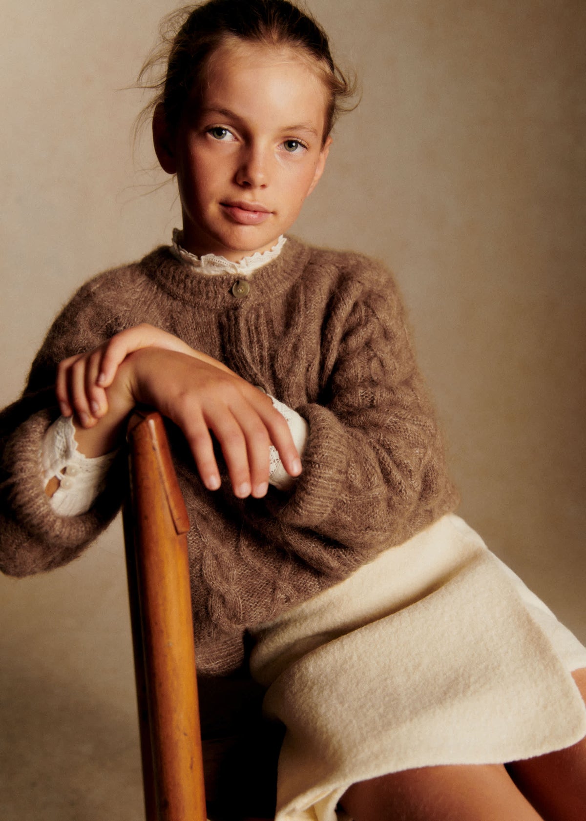 Gilet Orion - Camel Chiné