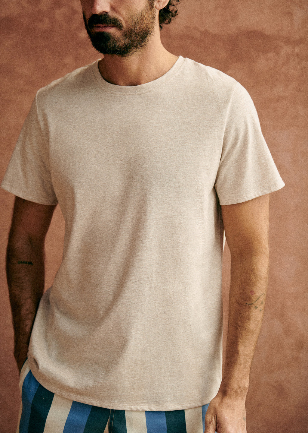T-Shirt Fabio - Beige Chiné