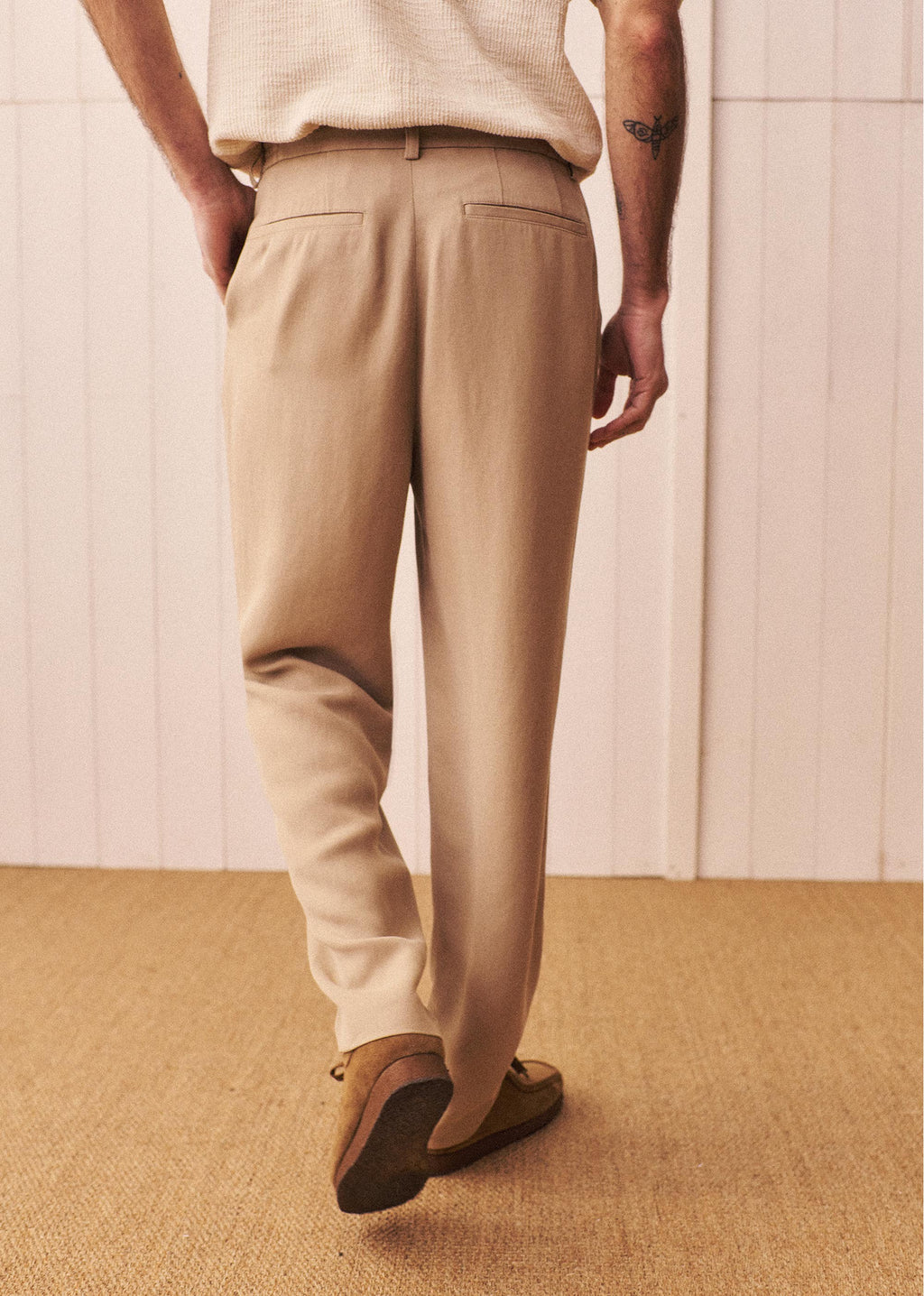 Pantalon Dusk Élastiqué - Beige