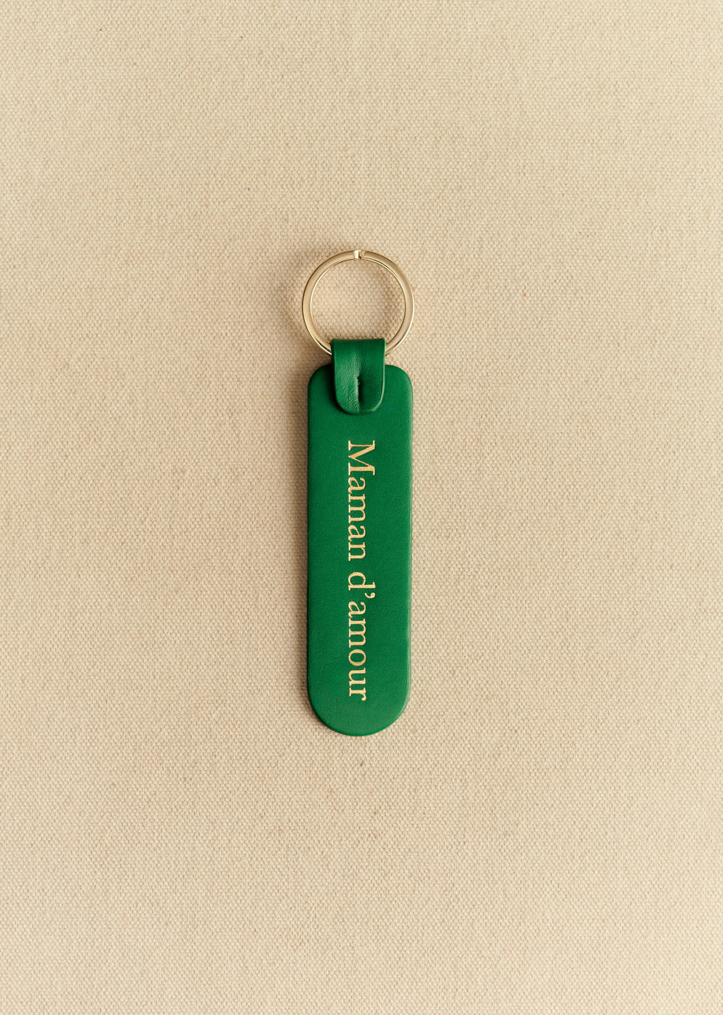 Porte-clés - Vert "Maman d'amour"