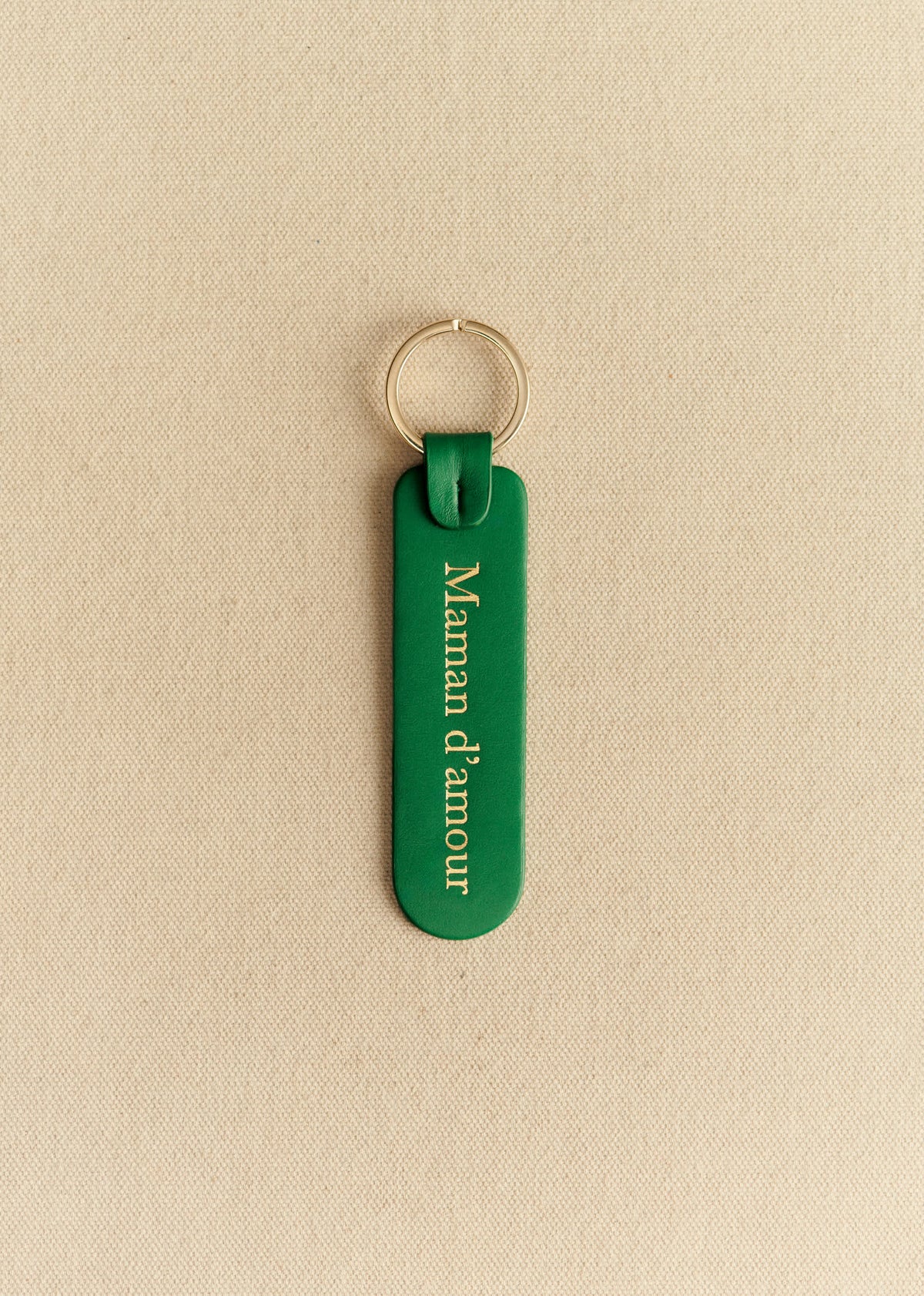 Porte-clés - Vert "Maman d'amour"