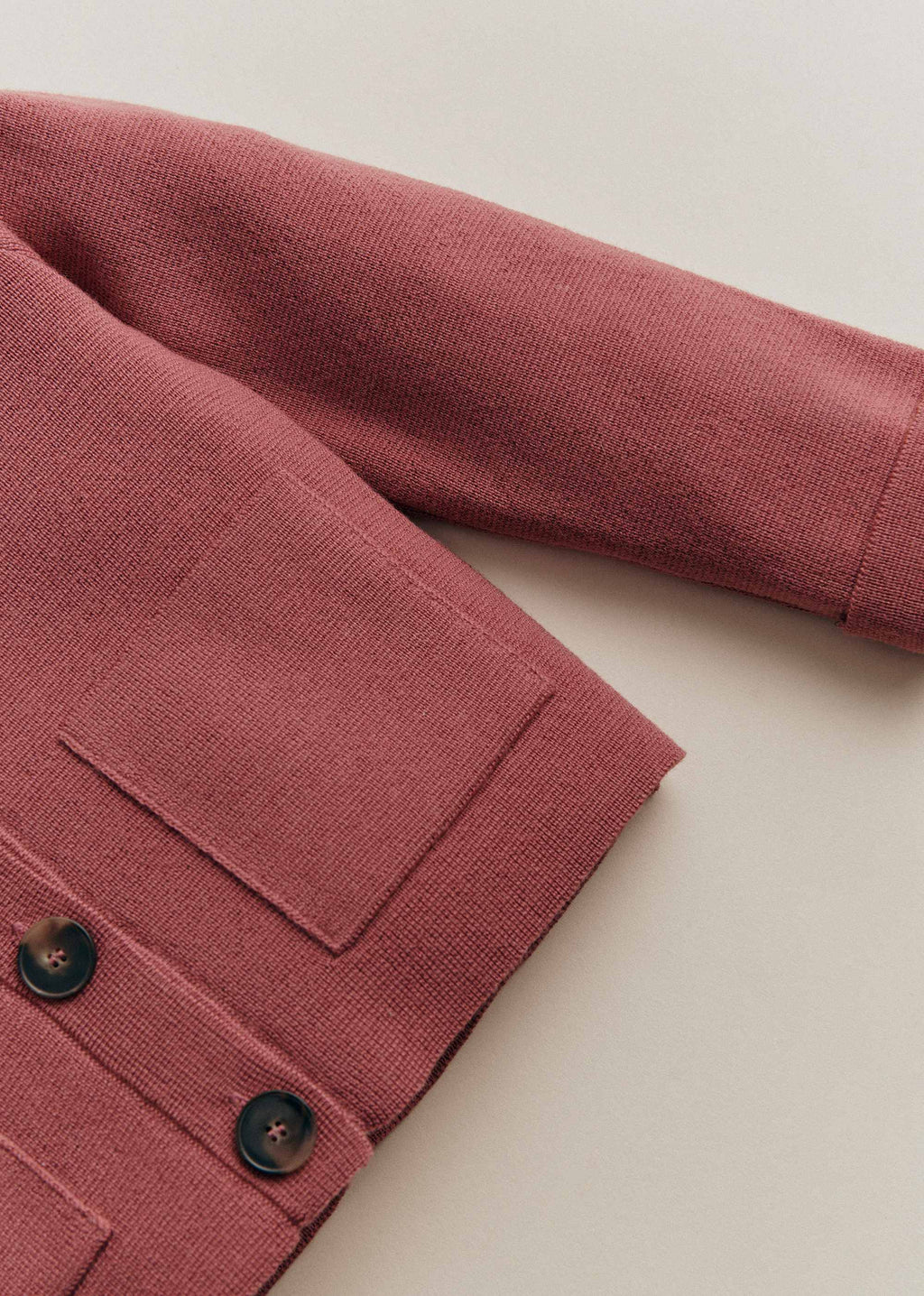 Gilet Betty - Bois de Rose Foncé