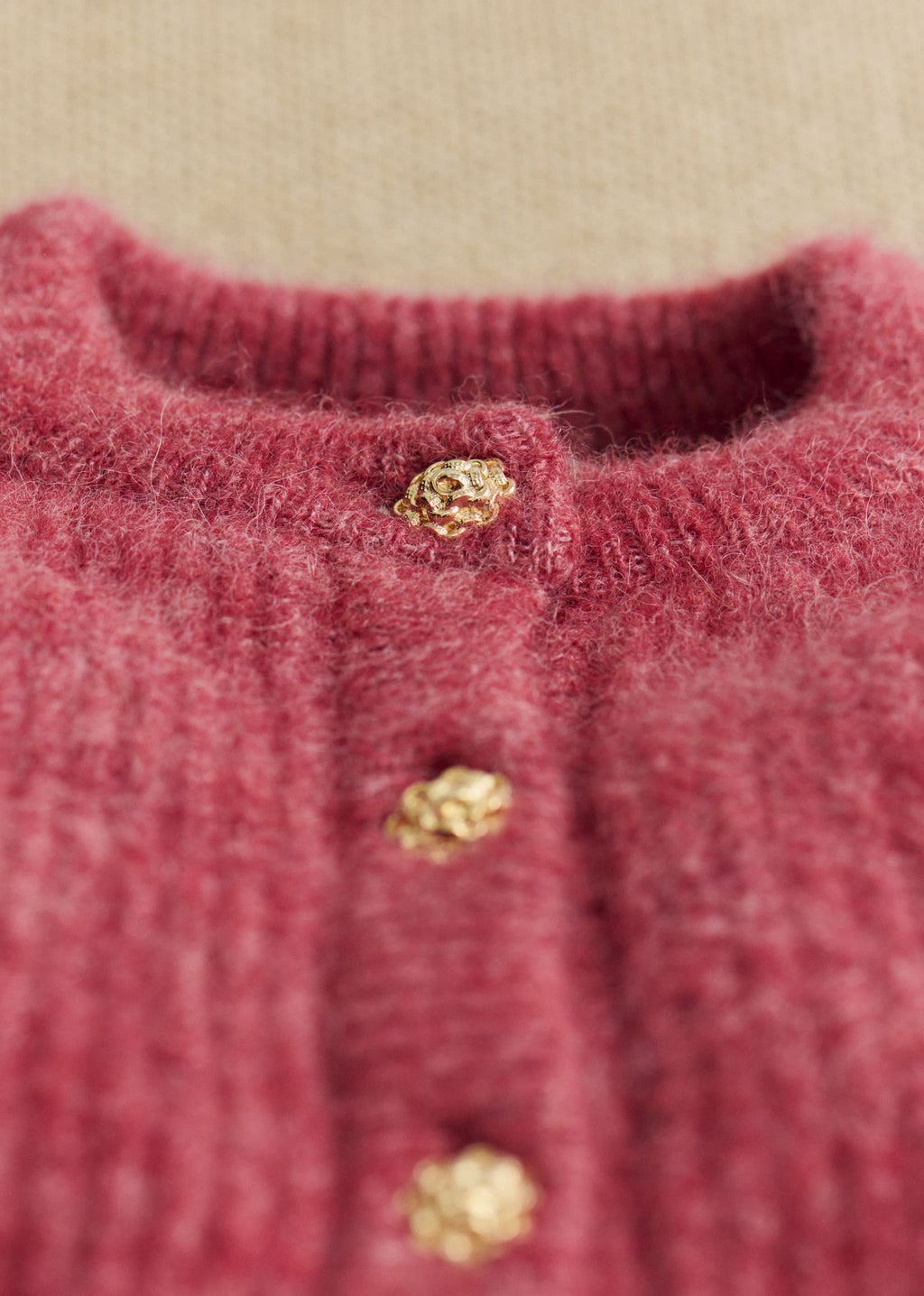 Gilet Othello - Bois de Rose Foncé