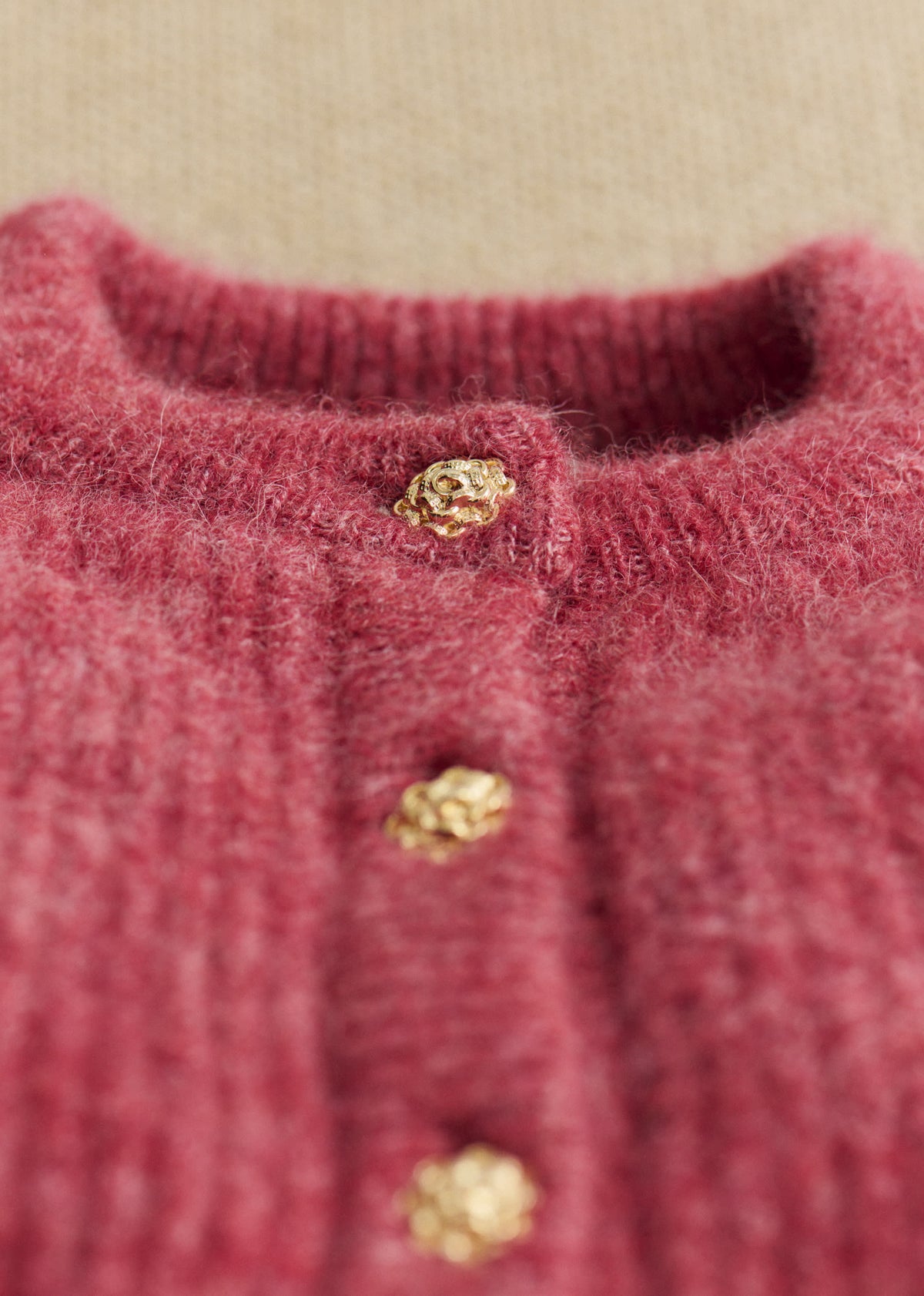 Gilet Othello - Bois de Rose Foncé