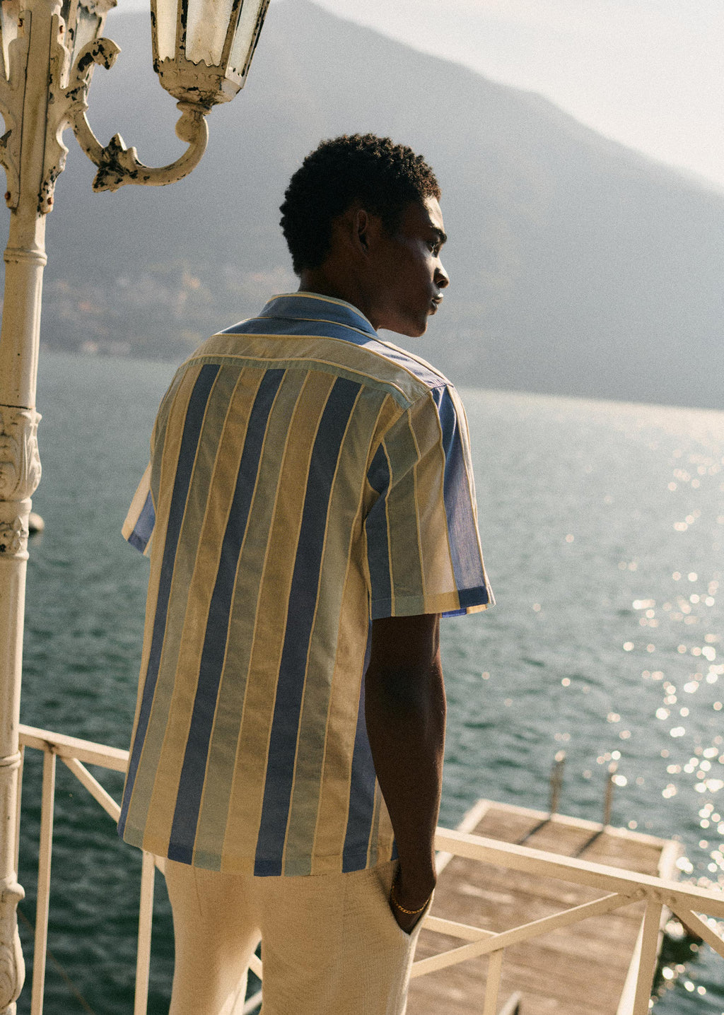 Chemise Holt - Rayures Bleu / Écru / Ciel